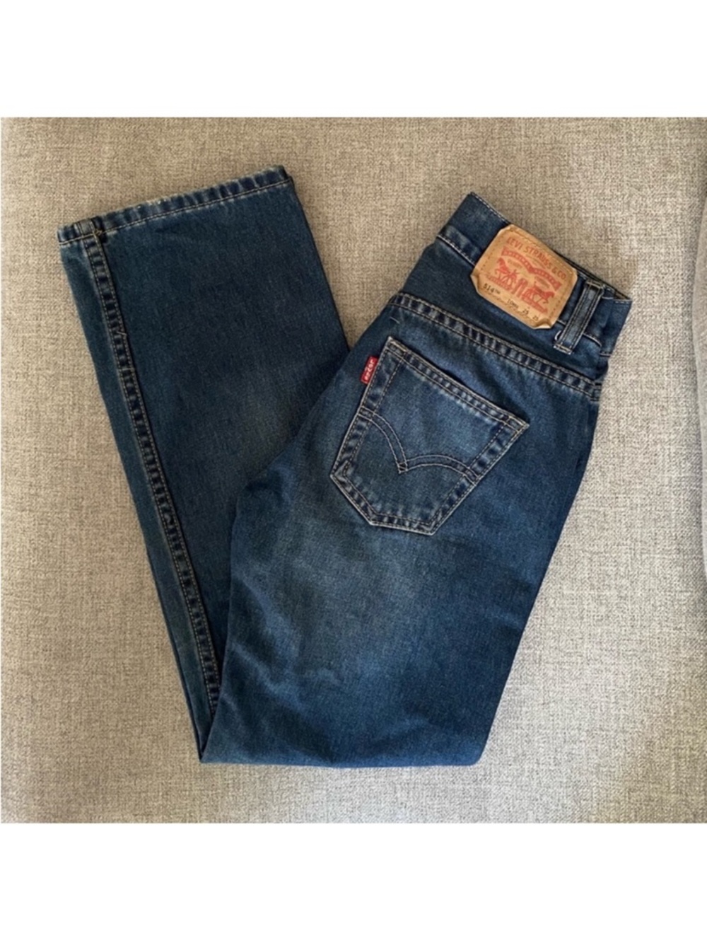 Levi’s 514 Straight Distress Denim Boys Jeans✨